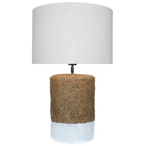 Hamptons Style Furniture | Australia – Page 3 | INTERIORS ONLINE Lamp Interiors, Patterned Concrete, Woven Lamp, Pattern Concrete, Rope Pattern, Drum Light, Cosy Bedroom, Interiors Online, Concrete Color