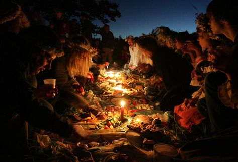 Images From Ivan Kupala Night - The Atlantic Village Festival, Night Picnic, Slavic Paganism, Late Night Dinner, Festival Aesthetic, Medieval Festival, Russian Culture, Dream Cars Jeep, John The Baptist