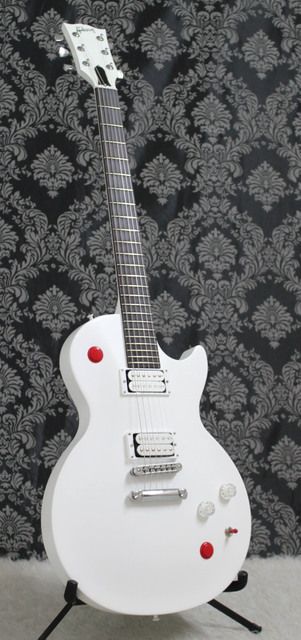 2011 Gibson Les Paul Buckethead Studio White Les Paul, Gibson Les Paul Studio, Famous Guitars, Guitar Obsession, Set Photo, Cool Electric Guitars, Classic Guitar, Gibson Les Paul, Drum Set