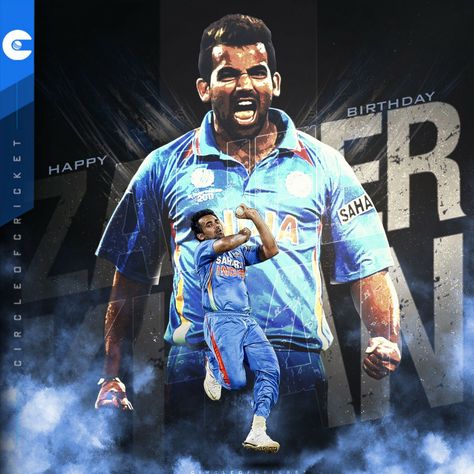 Second-highest wicket-taker among fast bowlers for India, and a 2011 World Cup winner. 2011 World Cup, Zaheer Khan, World Cup Winners, Birthday Special, World Cup, Happy Birthday, India, Mens Graphic Tshirt, Birthday