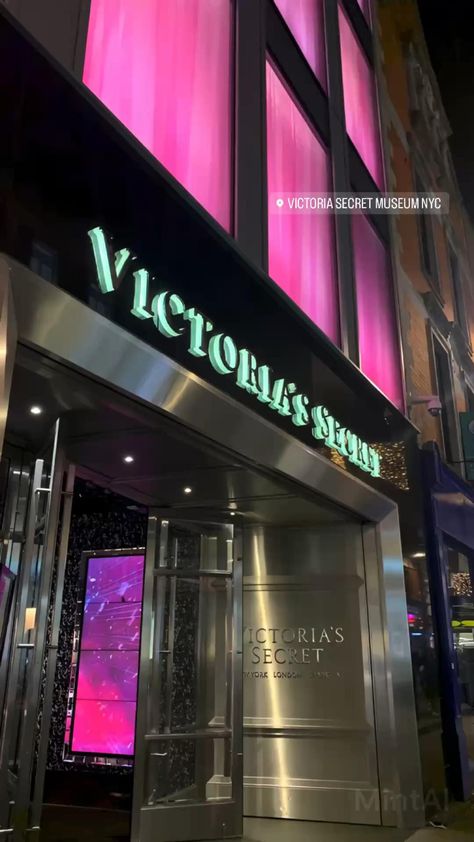 At Night, York City, New York City, Victoria's Secret, Neon, New York, Pink