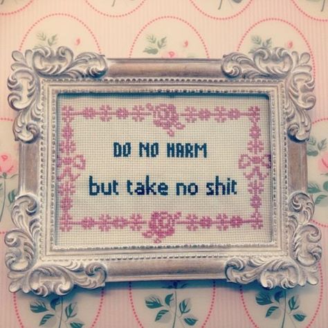 Cross Stitch Quotes, Subversive Cross Stitch, Cross Stitch Funny, A Cross, Stitch Design, Cross Stitch Designs, Counted Cross Stitch, Cross Stitch Embroidery, Making Ideas