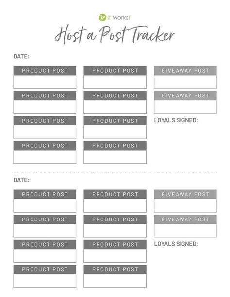 Host A Post It Works, It Works Distributor, Business Printables, Easy Work, Dream Board, Daily Planner Printable, Business Tools, Daily Planner, Printable Planner