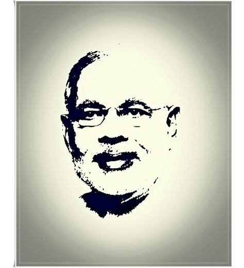 Narendra Modi silhouette Black Pen Drawing, Modi Ji, Abstract Art Projects, Buddhist Art Drawing, Watercolor Art Face, Abstract Pencil Drawings, Boho Art Drawings, Cool Chest Tattoos, Pencil Sketch Images