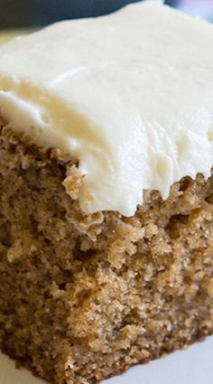 Cheese Cream Frosting, Homemade Spice Cake, Moist Spice Cake, Spice Cake Recipe, Spice Cake Recipes, Coconut Dessert, Brownie Desserts, Cake With Cream Cheese Frosting, Fall Cakes