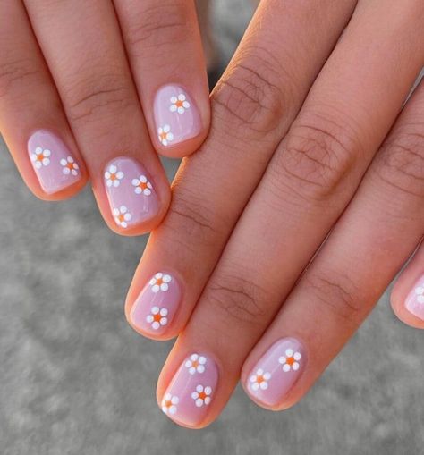 Nail Designs For Really Short Nails, Nude Nail Designs Classy, Really Short Nail Designs, Really Short Nails Ideas, Really Short Nails, Artsy Nails, Kids Nail Designs, Girls Nail Designs, Short Nail Manicure