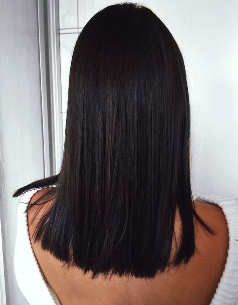 Rambut Brunette, Straight Weave Hairstyles, Vlasové Trendy, Short Straight Hair, Easy Hair, Hair Images, Shoulder Length Hair, Brown Hair Colors, Brunette Hair