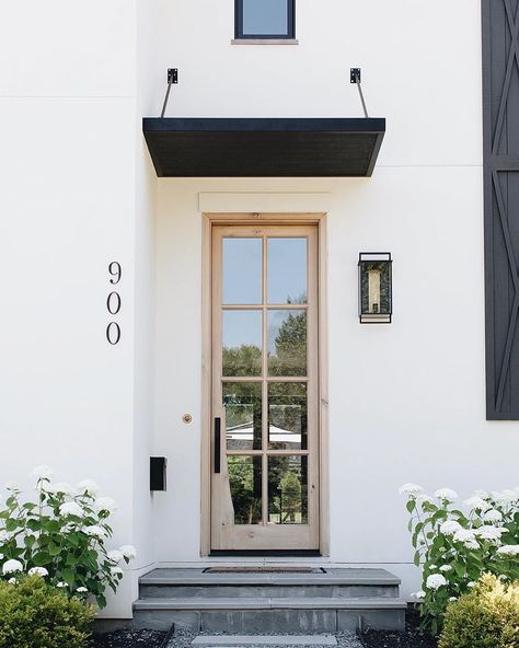 We signed off on our plans last week and are now trying to decide on exterior colors and are taking all the notes and pulling inspiration… Modern English Farmhouse, English Farmhouse, Modern Farmhouse Exterior, Modern House Exterior Colors, Modern Exterior, House Numbers, Modern House Exterior, Home Builders, Shutters