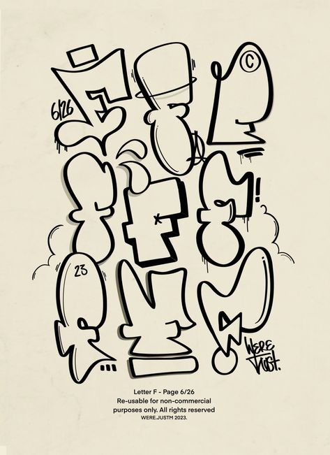 Graffiti alphabet  letter F fonts Throw up bombing  graff style Hollow Graffiti Letters, Graffiti Art Letters Design, Throwup Alphabet, Throw Ups Graffiti, Throw Up Graffiti Alphabet, Graffiti Block Letters, Graffiti Letter N, Sketchbook Lettering, Graffiti Lettering Alphabet