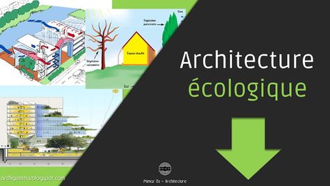 Larchitecture écologique Adaptation, Architecture