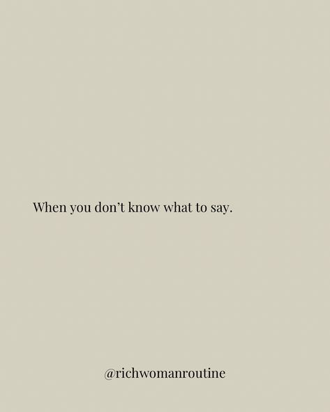 You need to know this. Knowing when to be silent can be a powerful tool and can avoid conflict in your life. Here are times when silence is key: ✨When you have nothing nice to say - Your words should only be used to uplift others or give constructive criticism. ✨When you don’t know what to say - Sometimes we try to fill the awkward silence with word we will later regret. Try a pleasant smile instead. ✨When you don’t trust someone - It is a privilege to be in your presence. Never divulge ... When You Have Nothing To Say, Awkward Silence, Be Silent, High Value Woman, Keep Quiet, 19th Birthday, Constructive Criticism, What To Say, Say What