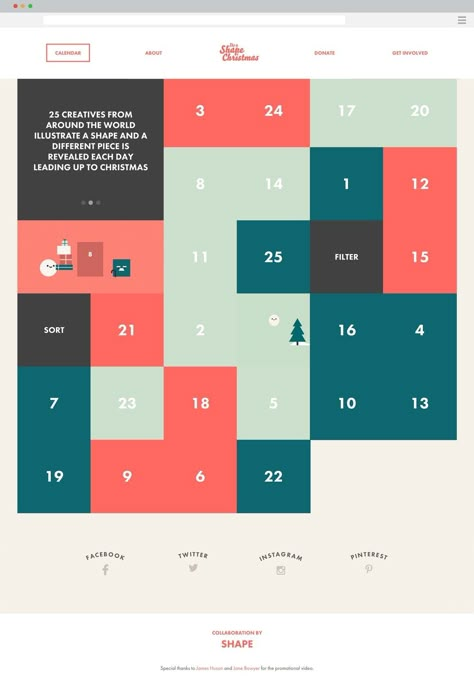 Digital Advent Calendar, Online Advent Calendar, Calendar Graphic, Season Calendar, Interactive Calendar, Modern Calendar, Calendar For Kids, Calendar Layout, Banner Design Inspiration