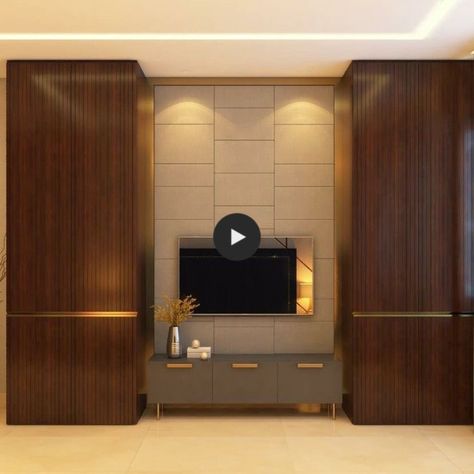 Tv Wall With Wardrobe Design, Cupboard With Tv Unit Living Room, Cupboard Ideas Bedroom With Tv, Tv Almirah Designs, Lcd With Wardrobe, Bedroom Cupboard Designs With Tv, Bedroom Tv With Wardrobe, Tv Unit In Bedroom With Wardrobe, Almirah Design With Tv Unit