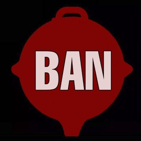 Ban profile picture Red, On Instagram, Instagram, Black