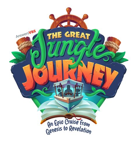 VBS 2024 Theme: Jungle Journey | Answers VBS Jungle Journey Vbs, Triangle Game, Vbs Jungle, Journey Logo, Jungle Theme Decorations, Jungle Crafts, Vacation Bible School Craft, Vacation Bible School Themes, Answers In Genesis