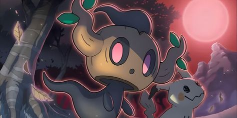 Pokemon Fan Art Combines Phantump and Scream's Ghostface Shiny Pokemon, For Everyone, Pokemon, Sun, Art, Pokémon