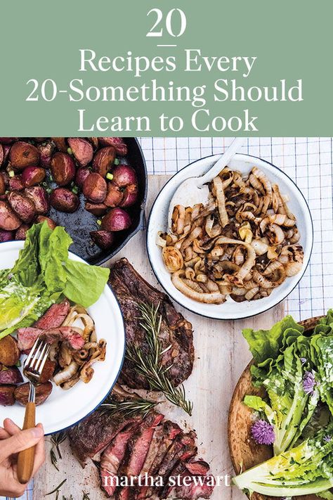 Recipes To Master, Beginner Cooking Recipes Dinners, Basic Meals For Beginners, Beginners Cooking Recipes, Simple Beginner Recipes, Beginner Cook Recipes, Cooking 101 Recipes, Easy Beginner Cooking Recipes, Cooking For Beginners Learning