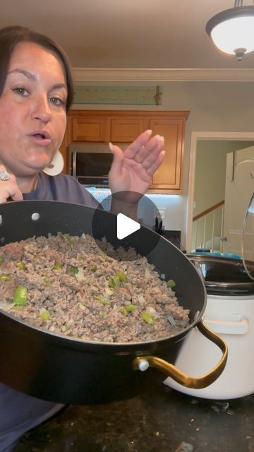 Caroline Davis on Instagram: "Let's make some Crockpot Beefy Cheesy Potatoes, that's #bubbaapproved! Comment below with LINKS if you are wanting any of the items that I used in the video." Ground Beef Crockpot Recipes Healthy, Crockpot Pot Luck Recipes, Crockpot Healthy Meals, Crockpot Recipes Videos, Cheesy Crockpot Potatoes, Crockpot Potluck Recipes, Pot Luck Recipes, Crockpot Potluck, Crockpot Potatoes