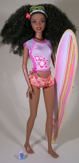 2004 Cali Girl - Surfer Christie G8664 Surfer Barbie Costume, Surfer Barbie, Cali Barbie, Barbie Beach, Life Reference, Girl Surfer, Barbie Playsets, Girl Barbie, Barbie Summer