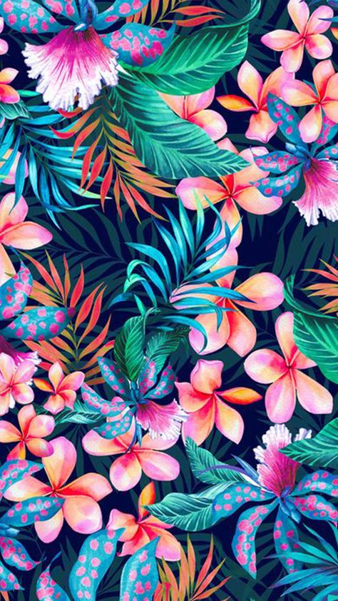 decorative,flower,seamless,leaf,graphic,ornate,retro,curve,pattern,floral,art,decoration,blue,hd Decoration Background, Pattern Floral, Tropical Flowers, Flowers And Leaves, Art Decoration, Black Background, Floral Art, A Black, Floral