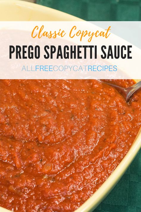 Meal With Meatballs, Prego Spaghetti Sauce Recipe, Prego Sauce Recipe, Mushroom Spaghetti Sauce, Air Fryer Dinners, Best Homemade Spaghetti Sauce, Beef Spaghetti, Easy Dressing Recipe, Prego Sauce