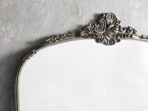 Arched Floor Mirror, Iron And Resin, French Designs, Teak Flooring, Small Wall Mirrors, Leaner Mirror, Teak Wall, Functional Home, Unique Mirrors