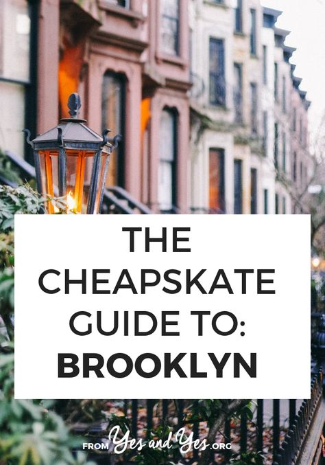 Want to travel cheap in Brooklyn? Click through for a locals tips on $40 Airbnbs, cheapo Polish food, and FREE performances from a six-time Grammy-winning choir! >> yesandyes.org Budget Living, Lifestyle Hacks, Usa Destinations, North America Travel Destinations, Travel Cheap, Globe Travel, Polish Food, York Travel, Dream Places