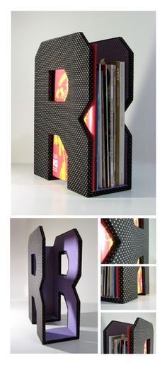 Magazine rack Diy Bracelet Holder, Diy Karton, Carton Diy, Book Cover Diy, Book Holder, Diy Casa, Diy Magazine, Diy Bricolage, Diy Holder