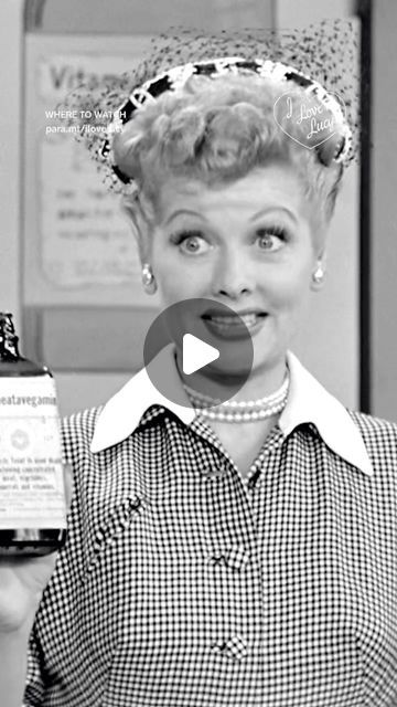 I Love Lucy on Instagram: "Vitameatavegamin — the answer to all your problems!   #ilovelucy Now Streaming on Paramount+

#lucilleball #lucilleball #classictv" I Love Lucy Vitameatavegamin, I Love Lucy Show, Lucille Ball, Love Lucy, I Love Lucy, Classic Tv, I Love, On Instagram, Instagram