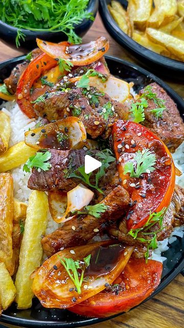 Lomo Saltado Recipe, Cilantro Salsa, Lomo Saltado, Cilantro, Food Videos, On Instagram