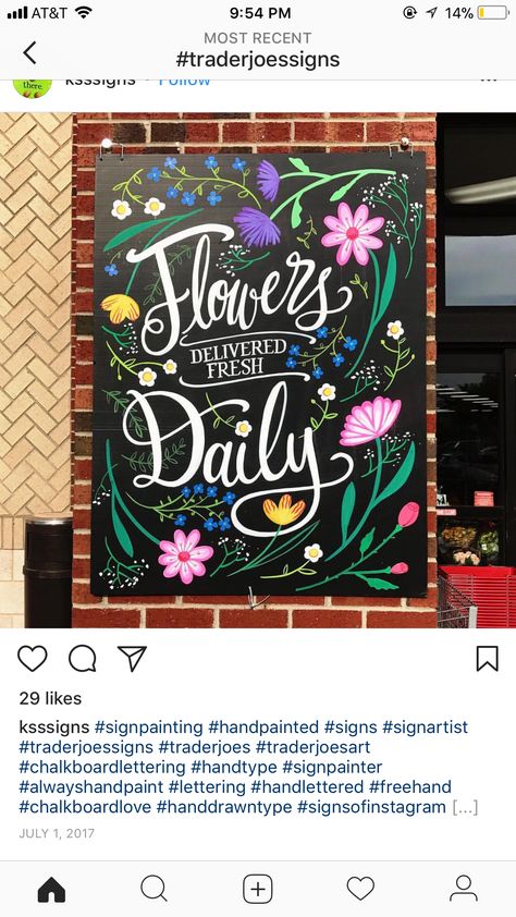 Flower Shop Chalkboard Ideas, Chalk Menu, Grocery Sign, Starbucks Art, Restaurant Signage, Coffee Shop Signs, Plank Art, Flower Shop Design, Bullet Journal Ideas Templates