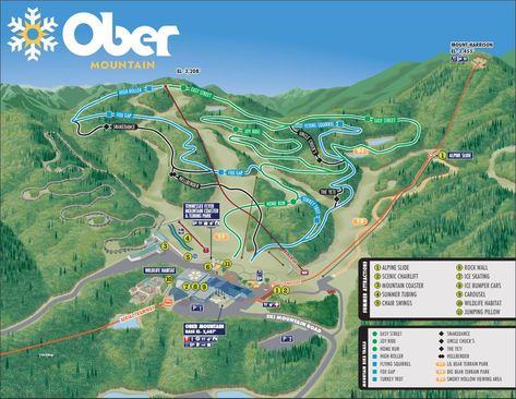 ACTIVITY RATES - Ober Mountain Ober Mountain Tennessee, Alpine Slide, Aerial Tramway, Mountain Summer, Ski Mountain, Snow Tubing, Rock Climbing Wall, Whitewater Rafting, How To Make Snow