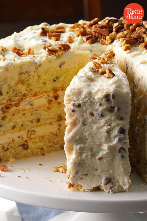 Taste Of Home Cake Recipes, 1960s Cake Recipes, Grandma Dessert Recipes, Grandma Cake Recipes, Italian Cakes Birthday, Vintage Cake Recipes Grandmothers, Grandma's Cake Recipe, Vintage Carrot Cake Recipe, Old Fashioned Cake Recipes Homemade