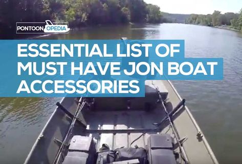 Click here to see the cool Jon boat accessories that you simply must have. Some are fun, but most are essential accessories you can't do without. John Boat Ideas, Jon Boat Ideas, Jon Boat Trailer, Jon Boat Fishing, Boat Modifications, Jon Boat Modifications, Fishing Boat Accessories, Jon Boats, Box Organization