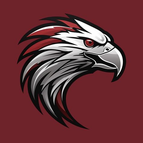 Falcon Logo Design, Eagle Logos, Falcon Drawing, Falcon Design, Mascot Ideas, Falcon Art, Falcons Logo, Hawk Logo, Falcon Logo