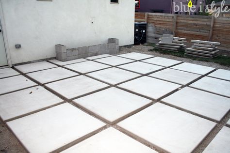 Backyard Evolution Part 2 - Adding an affordable, modern patio to make our small, urban backyard perfect for entertaining. Paver Patio Ideas Diy, Modern Paver Patio, Patio Paver Designs Layout, Pavers Patio Ideas, Diy Paver Patio, Large Concrete Pavers, Paver Patio Ideas, Pavers Patio, Concrete Paver Patio