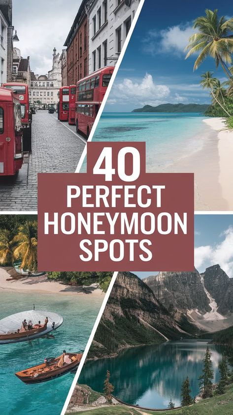 40+ Incredible Places for Honeymoon Magic Inexpensive Honeymoon Destinations, Underrated Honeymoon Destinations, Honeymoon Ideas Romantic, Places For Honeymoon, Dream Honeymoon Destinations, Honeymoon In Europe, Cheap Honeymoon Destinations, All Inclusive Honeymoon Resorts, France Honeymoon