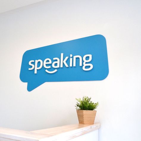 Speaking English Academy logo #logo #branding #decoration #academy #academia English Academy Logo, Office Wall Design, Academy Logo, Speaking English, Training Center, Logo Ideas, Office Wall, Love Valentines, Teaching English