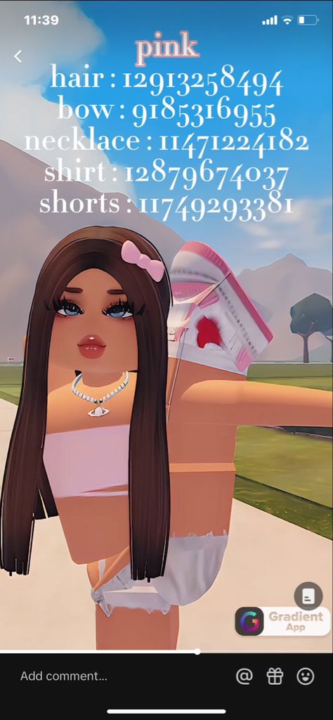 Baby Great Dane, Pic Code, Bloxburg Decal Codes, Coding Clothes, Outfit Codes, Cheerleading Outfits, Berry Ave, Play Roblox, Roblox Outfit