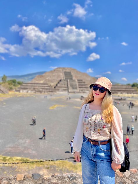 Teotihuacan Outfit, Mexico Outfits, Outfits For Mexico, Fotos Ideas, Cancun, Papaya, Photo Inspo, Cd, Tumblr