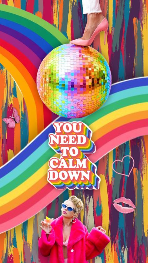 Pride Backdrop, Rainbow Taylor Swift, Taylor Swift Pride, Swift Aesthetic, Kidcore Aesthetic, Swift Lyrics, 2nd Year, Taylor Swift Wallpaper, Taylor Swift Lyrics