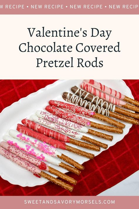 Chocolate Pretzel Rods, Covered Pretzel Rods, Homemade Cheese Crackers, Dipped Pretzel Rods, Valentine's Day Chocolate, Cranberry Bliss Bars, Chocolate Covered Pretzel, Peanut Butter Crunch, Chocolate Covered Pretzel Rods