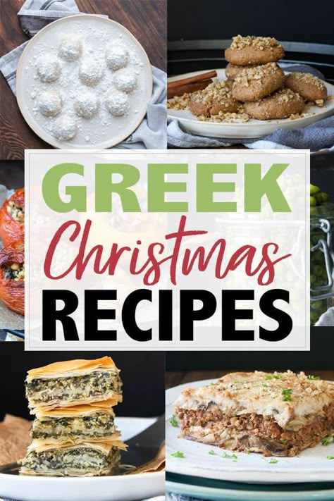 Want to make your holiday dinner tasty and unique? This collection of authentic and amazing Greek Christmas recipes is the perfect solution! #greekrecipes #veganchristmasrecipes Greek Christmas Traditions, Traditional Greek Christmas Dinner, Mediterranean Christmas Recipes, Greek Thanksgiving Recipes, Greek Christmas Food, Greek Christmas Decorations, Greek Christmas Dinner, Greek Food Recipes Authentic, Greek Dinner Ideas