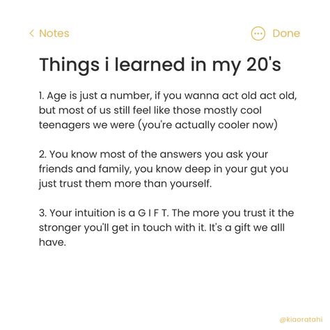 Quotes For 20s Life, Grown Up Quotes Life Lessons, Age 20 Quotes, Birthday Advice Quotes, Advice For People In Their 20s, Early 20s Quotes, Quotes About 20s, Quotes About Being In Your 20s, Advice For Your 20s