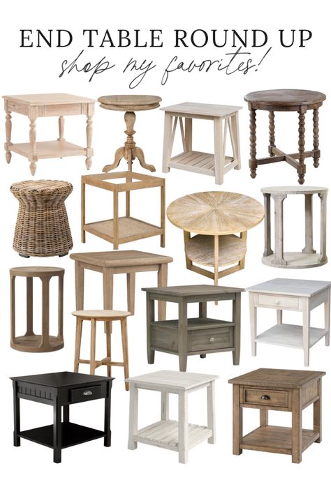 Best end tables, best side tables Costal Living Room End Tables, End Tables Living Room Square, End Tables Set Of 2, Natural Wood End Table Living Room, Joanna Gaines End Tables, Cottagecore End Table, End Table Tv, Side Table Farmhouse Decor, French Country End Tables Living Room