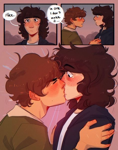 Byler Comic, Byler Kiss, Robin Scherbatsky, Seth Macfarlane, Stranger Things Have Happened, Stranger Things Art, Stranger Things Meme, Stranger Things Funny, Itachi Uchiha