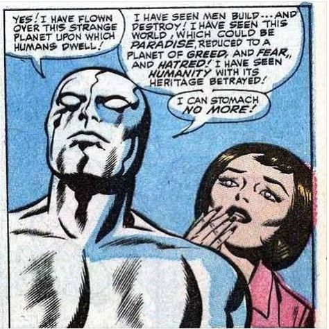 Comic Pop Art, Comics Quote, Vintage Pop Art, Comic Book Panels, Pop Art Comic, Comics Memes, Old Comics, Batman Comic Art, Silver Surfer