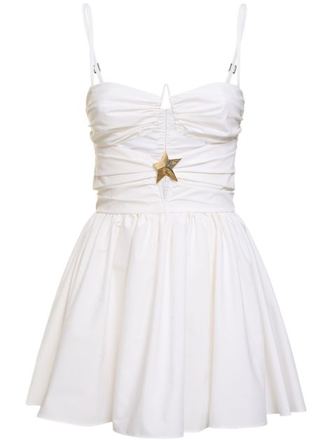 Adjustable spaghetti straps. Concealed back zip closure . Gathered panels. Non-detachable star stud. Model is wearing a size2 Dress Png, Fairy Clothes, Tumblr Fashion, Grad Dresses, White Mini Dress, Classy Outfits, Party Outfit, Cute Dresses, Clothing Items