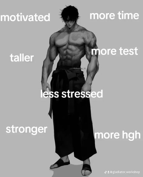 Strength Training For Men, One Punch Man Workout, Workouts Routines, Motivational Memes, Grow Taller, Full Body Workout Routine, Healthy Man, Boxing Quotes, Man Up Quotes