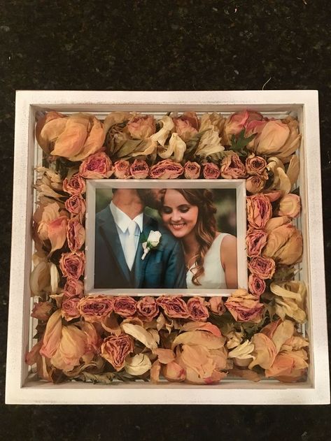 Bouquet Shadow Box, Wood Flower Bouquet, Rustic Wedding Decorations, Wedding Goals, Wedding Keepsakes, Wedding Wishes, Post Wedding, Diy Wedding Decorations, Romantic Weddings